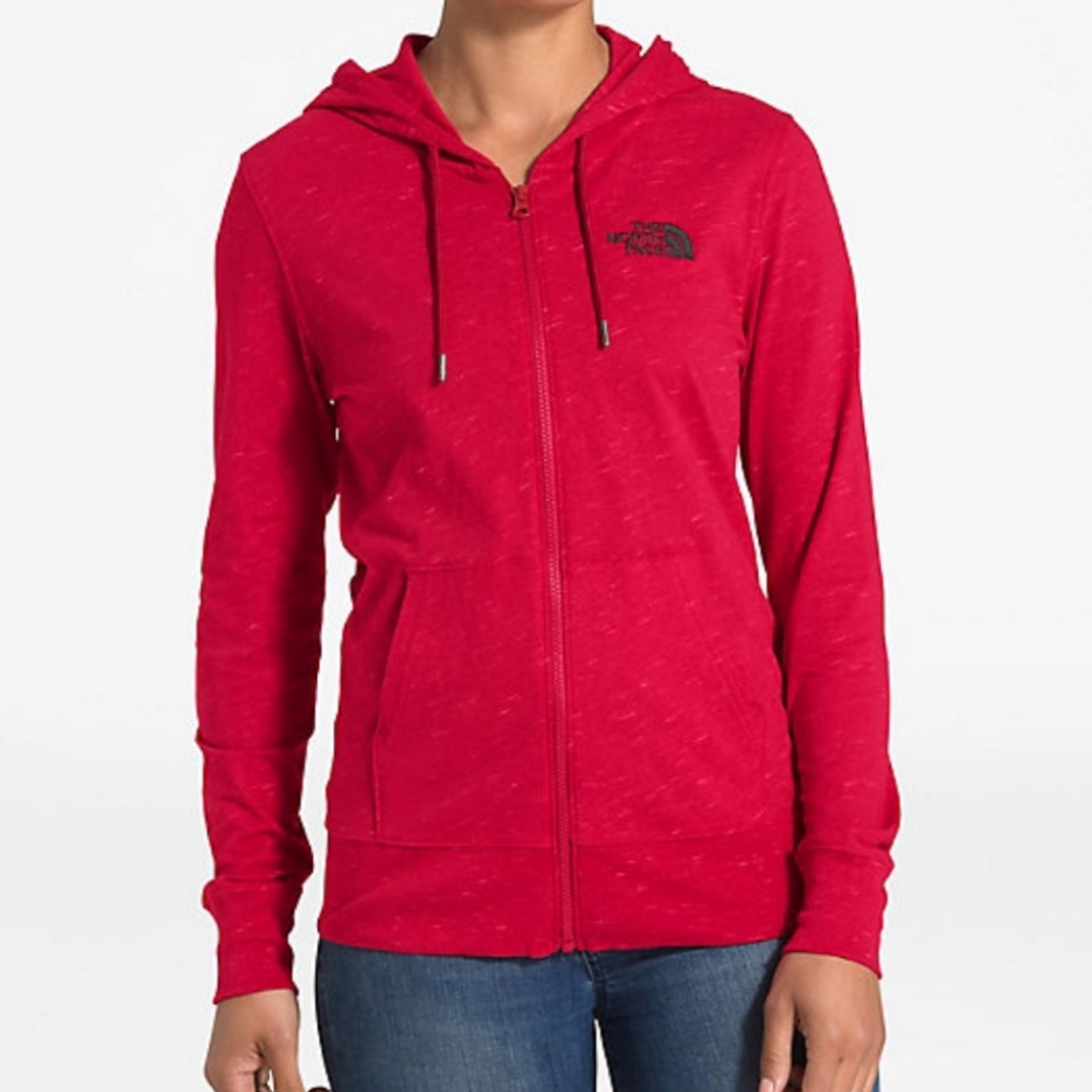 The North Face Milvia tri blend zip up hoodie